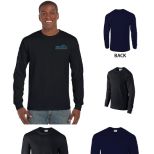 Gildan Ultra Cotton Classic Fit Adult Long Sleeve T-Shirt, 6 oz. - Colors